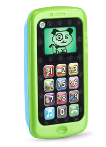 Green color Leapfrog count smartphone