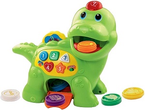 VTech Chomp and Count Dino-green color