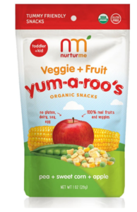 NurturMe Yum-A-Roo's Organic Toddler Snacks