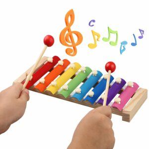 Benefits of musical instruments for toddlers-drum-Xylophone