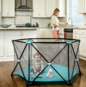 alternatives to baby walkers-portable play yard