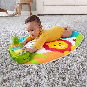 baby on a playmat