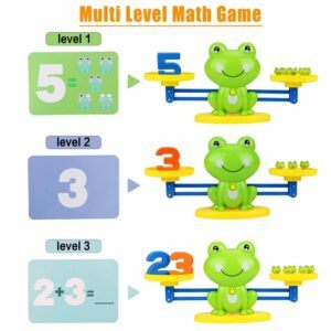 counting toys for 2 year olds- frog balance counting toys