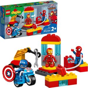 Duplo Legos for toddlers-Super Heroes Lab with box