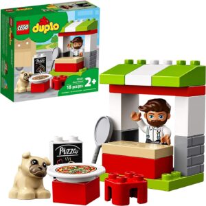 Duplo Legos for toddlers-Town Pizza Stand