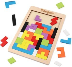 Wooden Tetris Puzzle