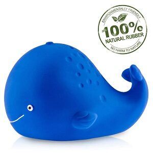 Pure Natural Rubber Whale Bath Toy