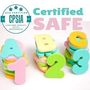 eco friendly bath toys-Tub Cubby soft foam letters&numbers