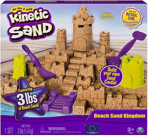 Kinetic sand kingdom play set