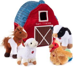 Plush Creations Plush Farm Animals for Toddlers