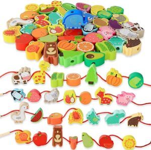 BMTOYS Montessori Educational Threading Toys