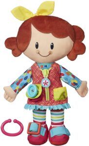 Playskool Dressy Kids Girl Activity Plush Stuffed Doll