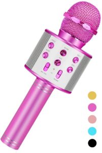 Niskite karaocke mocrophone for kids pink