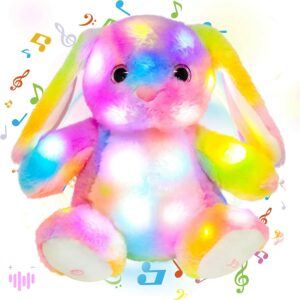 Hopearl Colorful Adjustable Animated Bunny Toy