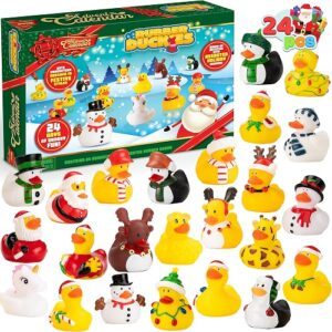 Rubber Ducks Christmas Countdown Calendar for Toddlers