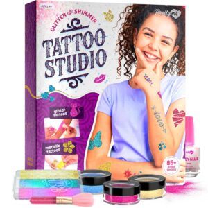 Temporary Shimmery Tattoo Studio Kit for Kids 