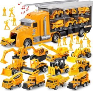 25 in 1 Construction Truck Vehicle Toy Set