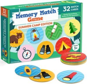 Memory Matching Games for Kids Camping