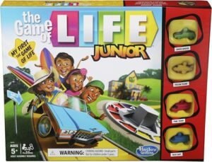 The Game of Life Junior Board Game for Kids Ages 5